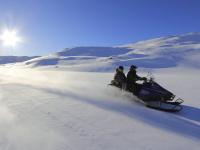 Snowmobiling in Ilulissat